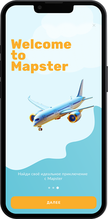 Mapster onboarding screen